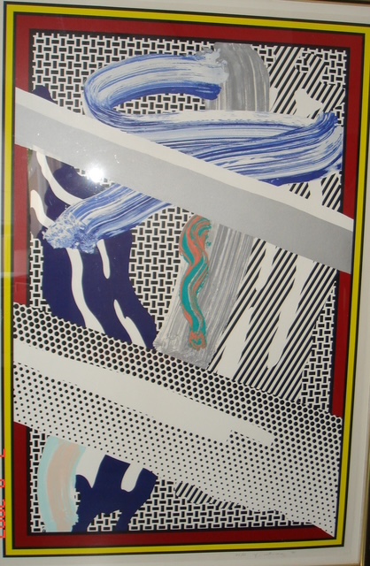 Reflection on brushstrockes